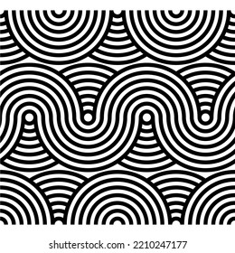 Abstract simple geometric vector seamless pattern. Wallpaper graphic element