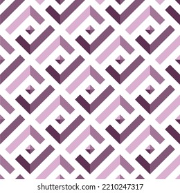 Abstract simple geometric vector seamless pattern. Wallpaper graphic element