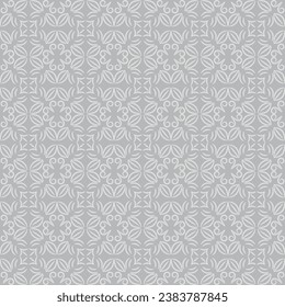 Abstract simple geometric vector seamless pattern with gold line texture on white background. Light modern simple wallpaper, bright tile backdrop, monochrome graphic element