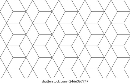 Abstract simple geometric vector seamless pattern with gold line texture on white background. Light modern simple wallpaper, bright tile backdrop, monochrome graphic element