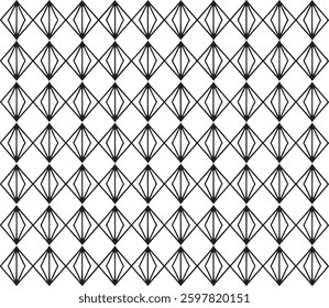 Abstract simple geometric vector seamless pattern