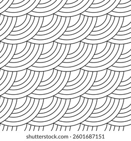 Abstract simple geometric vector seamless pattern