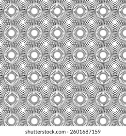 Abstract simple geometric vector seamless pattern