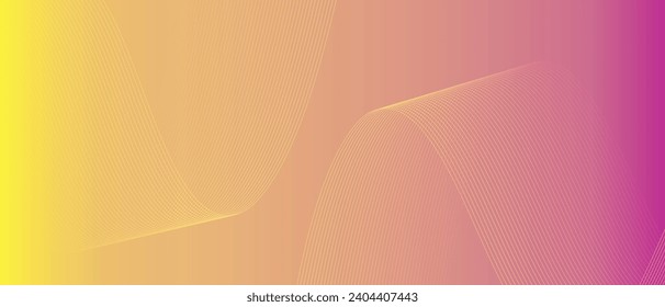 abstrakte, einfache geometrische Linienführung auf Farbverlauf-Hintergrund.