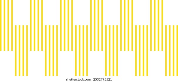 abstract simple geometric yellow irregular parallel lines pattern art can be used background.