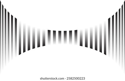 abstract simple gradient bulge line pattern can be used background.