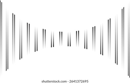 abstract simple gradient double line bulge pattern vector can be used background.