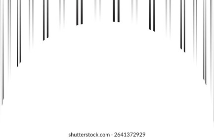abstract simple gradient double line arch pattern art can be used background.
