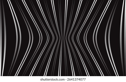 abstract simple gradient double line fisheye pattern art can be used background.