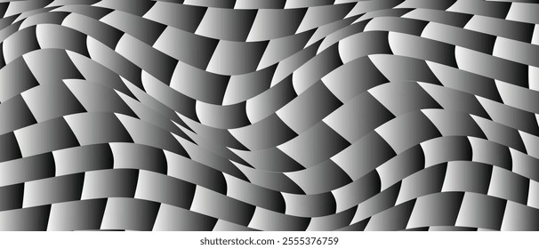 abstract simple gradient irregular rectangle wave pattern can be used background.