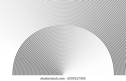 abstract simple gradient irregular thin line circle pattern design.