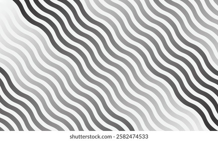 abstract simple gradient oblique smooth wave line pattern can be used background.