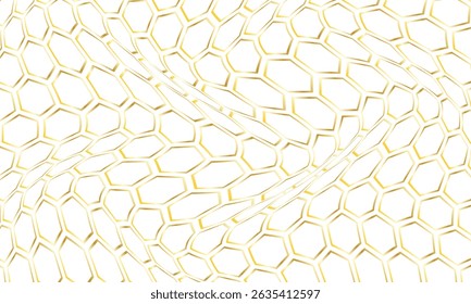 abstract simple gradient outline polygon wave pattern can be used background.