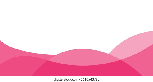 Abstract simple gradient pink background. flat pink gradation. wavy background