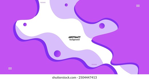abstract simple gradient, smooth minimal bright purple waves on white background.