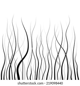 abstract simple grass. Vector