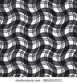  Abstract simple greay colour tartan chaqe plade wave pattern for bener ,poster ,background and textile etc.