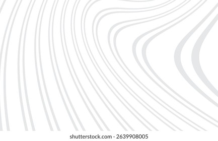 abstract simple grey double line curve pattern art can be used background.