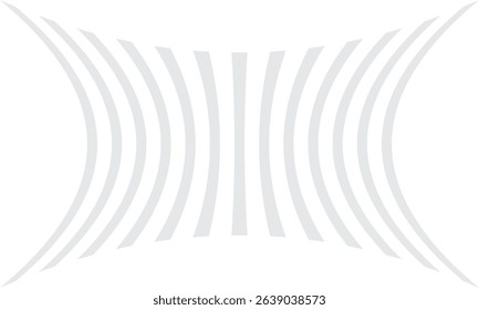 abstract simple grey inflate line pattern art can be used background.