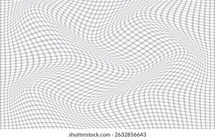 abstrato simples cinza xadrez linha onda padrão arte pode ser usado fundo.
