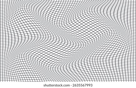 abstrato padrão de onda de linha xadrez cinza simples pode ser usado fundo.
