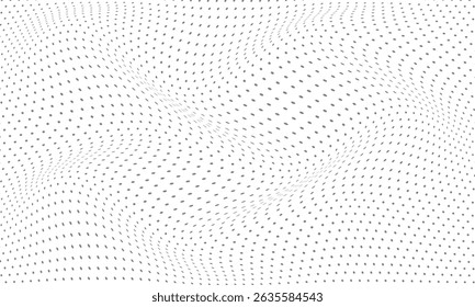 abstract simple grey polka dot wave pattern can be used background.