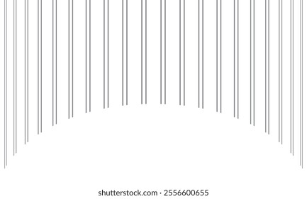 abstract simple grey thin line arch pattern can be used background.