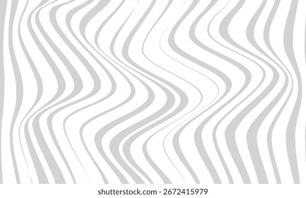 abstract simple grey tweak wave line pattern art suitable for background.