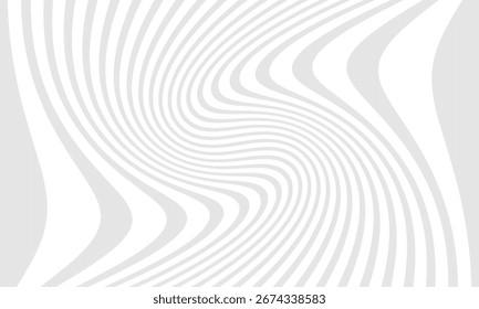Modelo gris simple abstracto de la línea de la torcedura para el fondo del cartel del Anuncio.