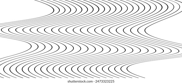 abstract simple grey vertical wave line vector can be used background.