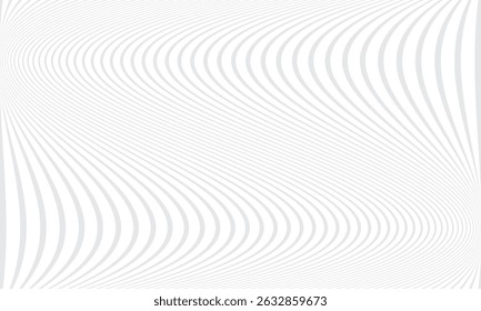 abstract simple grey wave line pattern can be used background.