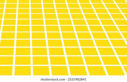 abstract simple ground style grid line pattern on yellow can be used background.