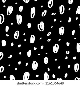 Abstract simple grunge pattern, brush strokes, scribble. Universal design, wall art. Vector, clipart.