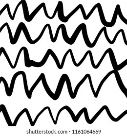 Abstract simple grunge pattern, brush strokes, scribble. Universal design, wall art. Vector, clipart.