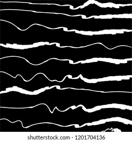 Abstract simple grunge pattern, brush strokes, scribble. Universal design, wall art. Vector clipart