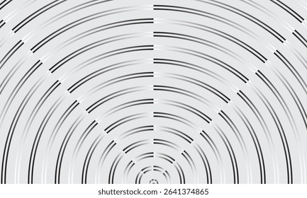 abstract simple irregular gradient double line circular pattern art can be used background.