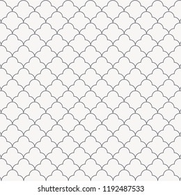 abstract simple linear flower, monochrome stylish repeating with circles. graphic clean for fabric, wallpaper, printing. pattern is on swatches panel.