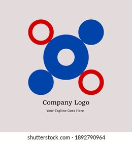 Abstract simple logo design for business
