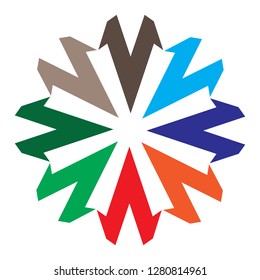 Abstract simple logo icon vector Design