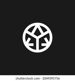 Abstract Simple Logo With Minimalist Style and modern