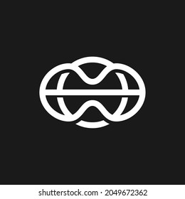 Abstract Simple Logo With Minimalist Style and modern