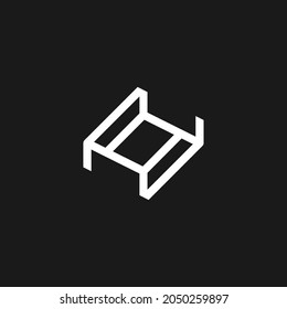 Abstract Simple Logo With Minimalist Style and modern