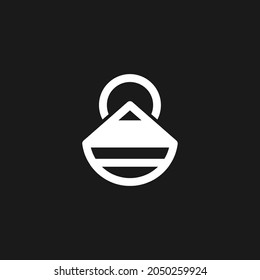 Abstract Simple Logo With Minimalist Style and modern