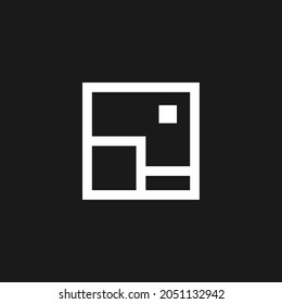 Abstract Simple Logo With Minimalist Style and modern