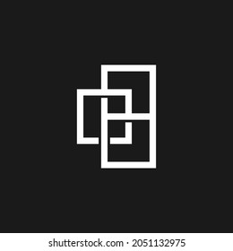 Abstract Simple Logo With Minimalist Style and modern