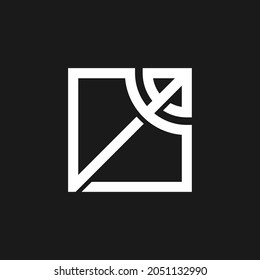 Abstract Simple Logo With Minimalist Style and modern