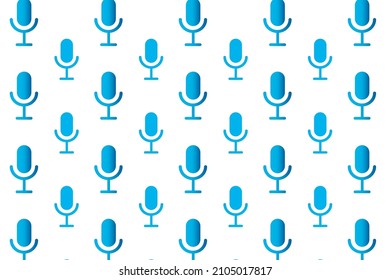 Abstract Simple Microphone Pattern Background