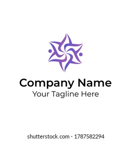 Abstract Simple Minimalist Logo Vector. Company Logo