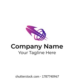 Abstract Simple Minimalist Logo Vector. Awesome Company Logo