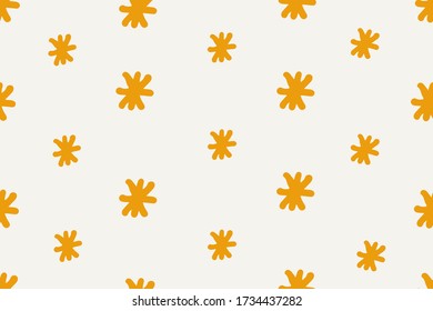 Abstract simple modern background. Seamless vector hand drawn pattern